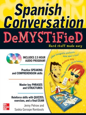 cover image of Spanish Conversation Demystified with Two Audio CDs